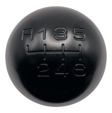 black gear shift knob round