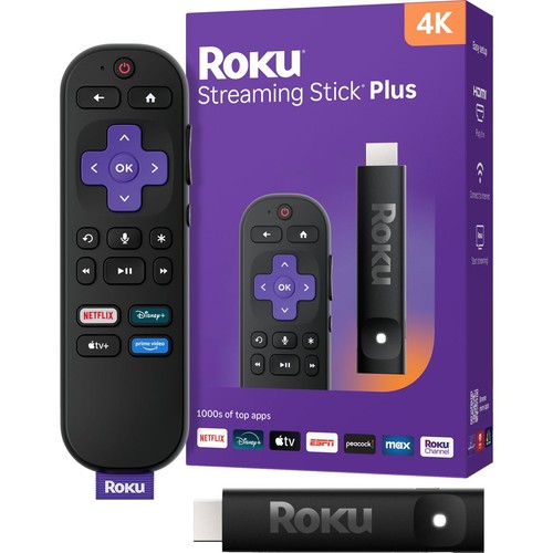 Roku smart box black - box, new