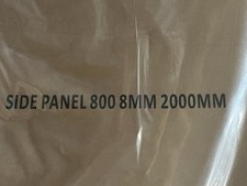 SHOWER SIDEW PANEL 800x2000x8mm BOXED NEW