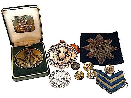 Vintage sports medals - vintage,