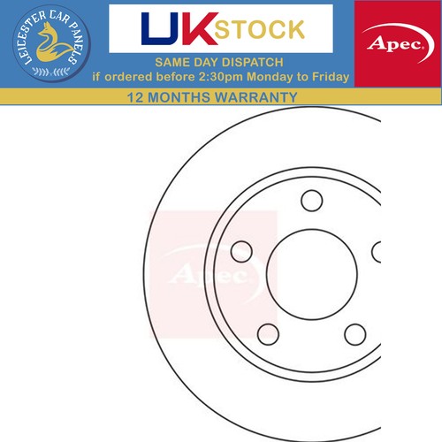 Apec brake disc - apec, passat