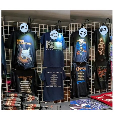 Eric clapton concert shirt - clapton,