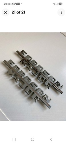 Fordson major bonnet badges - fordson,