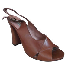 Pura Lopez Brown All Leather