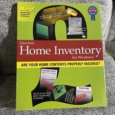 VINTAGE INTUIT QUICKEN HOME INVENTORY FOR WINDOWS - 3.5” DISC © 1994 - BOXED