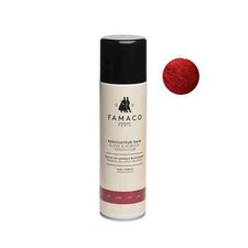 Suede & Nubuck Renovator Restore RED Spray Dye Bag Shoe Care By FAMACO 250ml