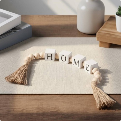 Wooden bead string versatile - wooden,