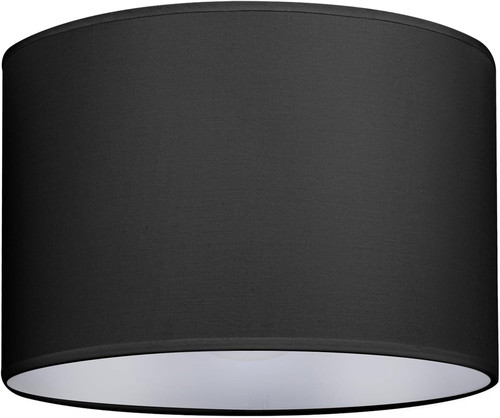 Fabric lamp shades - lamp, black