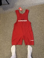 Barcode Wrestling Singlet Large And red Gay Interest