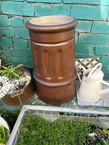 Large salt stone chimney