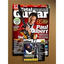 PAUL GILBERT TOTAL GUITAR #180 MAGAZINE OCTOBER 2008 - PAUL GILBERT COVER WITH M