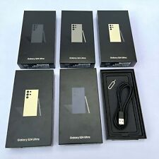 Samsung Galaxy S24 Ultra Original Empty Box, New USB-C Cable And SIm Key