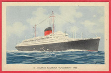 Ocean liner ship - ocean, "