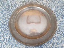 Pewter Charger 12" 19th Century