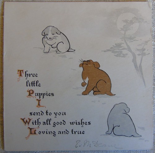 Antique victorian greetings - victorian,
