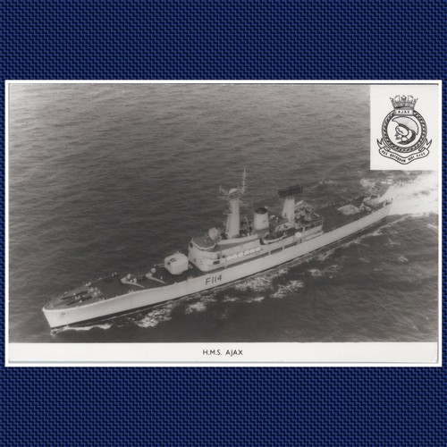 Vintage photograph hms ajax - vintage,