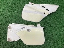 CRM250R Side Covers (Left and Right) White (KAE) Honda Genuine Motorcycle Pa...