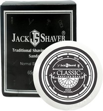 Shaving Soap for Mens Shaving | 100g Refill Puck Sandalwood Creamy Lather Foam