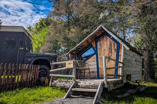 Glamping pod wooden cabin - |,