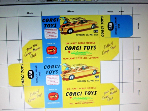 Repro replica box - for, corgi