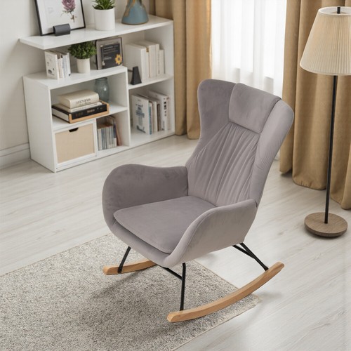Upholstered rocking chair - upholstered,