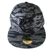 Crooks & Castles x New Era 59FIFTY Black Tiger Camo Fitted Cap (7 1/4)