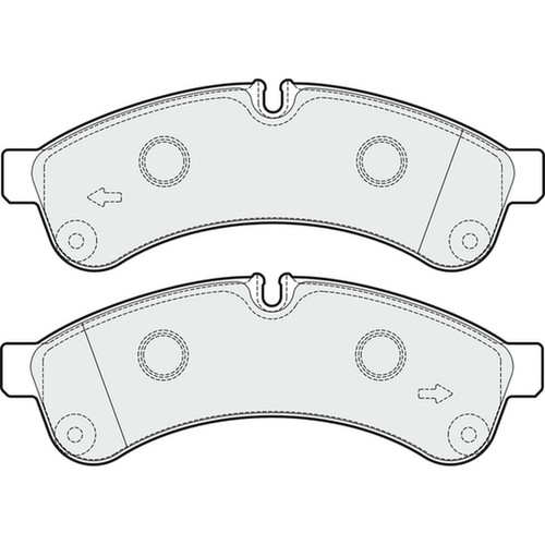 Brake pads set for iveco - brake,