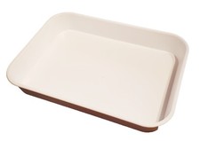 Kabi Plastic Deep White Catering Tray - KB3