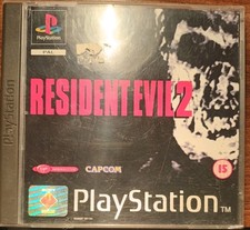 Resident Evil 2 (Sony PlayStation 1, 1998) Complete In Box, Broken Case