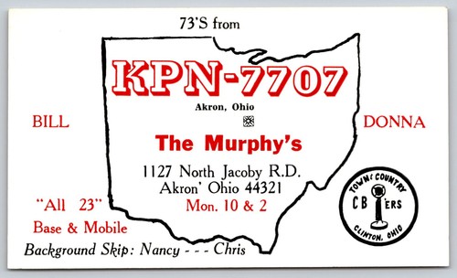 Radio qsl postcard - qsl,