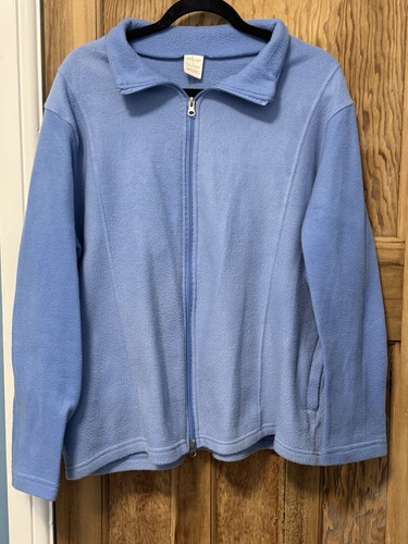 Blue zip fleece jacket anne - zip,
