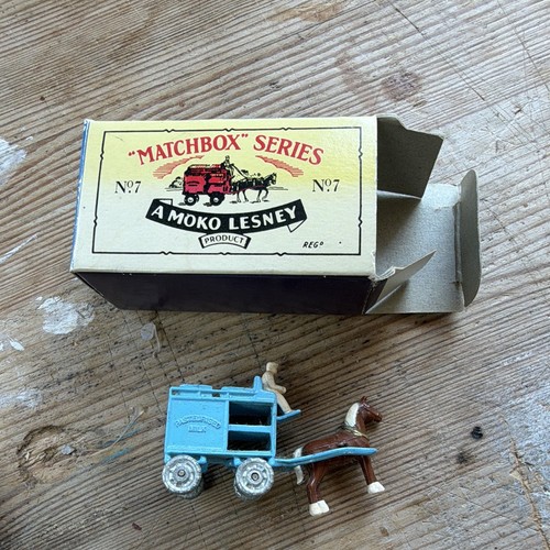 Matchbox horse drawn milk - matchbox,
