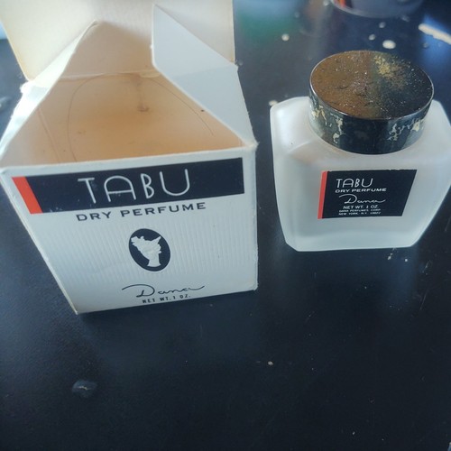 Tabu dry perfume bottle box - tabu,