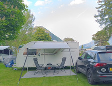 Fiamma Awning CaravanStore XL 280 Manual Opening Royal Grey Fabric & Bag 