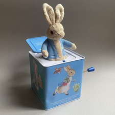 Peter Rabbit Jack in the Box Beatrix Potter Baby/Toddler Windup Musical Toy ￼