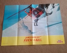 5 JAMES BOND FILM POSTERS - SEE DESCRIPTION