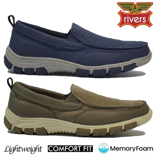 Mens memory foam slip casual - memory,