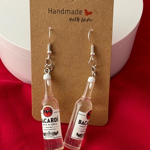 Bacardi vodka earrings - bacardi,