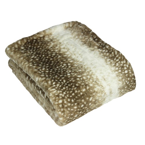 Paoletti fawn faux - fawn, throw
