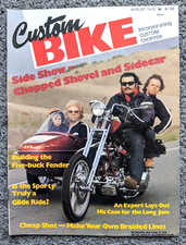 1976 AUG CUSTOM CHOPPER MOTORCYCLE MAGAZINE POSTER HARLEY TRIUMPH KAWASAKI HONDA