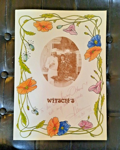 Vintage restaurant menu - vintage,