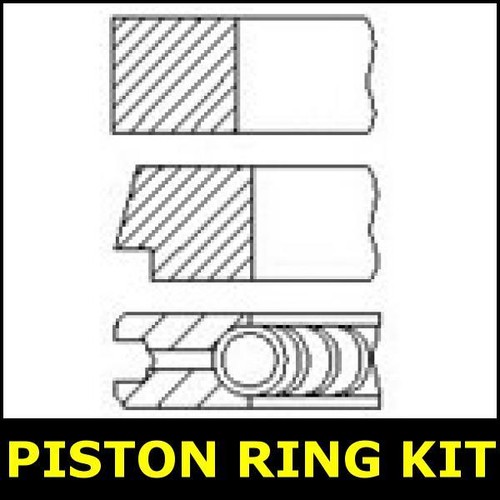 Piston ring kit - ring, fits