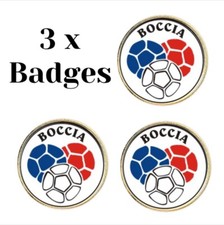 3 x Boccia (BU6) Lapel Pin