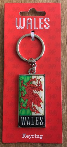 Welsh dragon rectangular key - dragon,