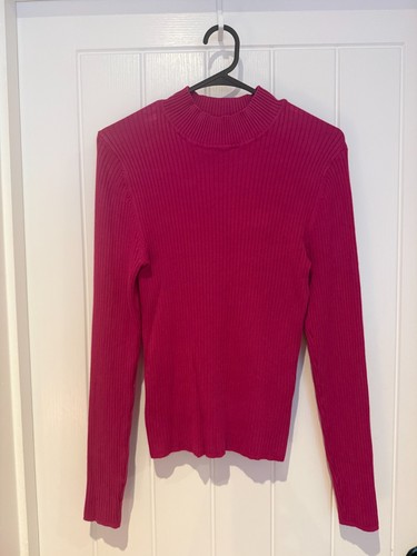 Primark hot pink turtleneck - hot,