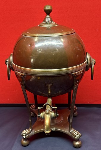 Antique copper samovar - antique,