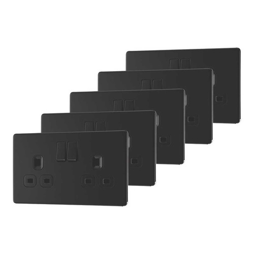 Switched wall socket - switched, 13a