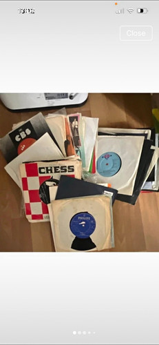 7inch vinyl records - x,