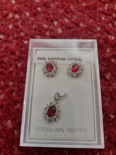 Austrian crystal and sterling
