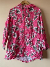 Ladies parka in a pocket pink